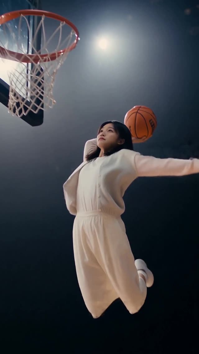 Your character, plus the Tomahawk Dunk template. Same move, new star.